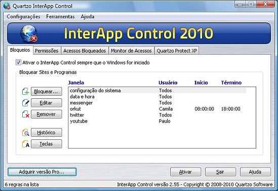 InterApp Control